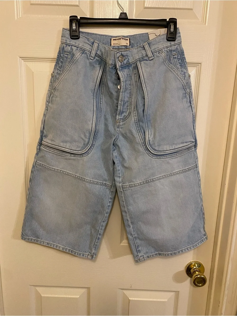 Free People Havasu Slouchy Cropped Jeans 25
